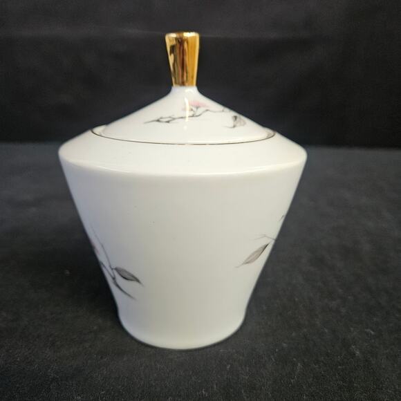 Vintage Bavaria Schumann Arzberg Germany Sugar Bowl with Lid Floral Canister - Picture 3 of 11